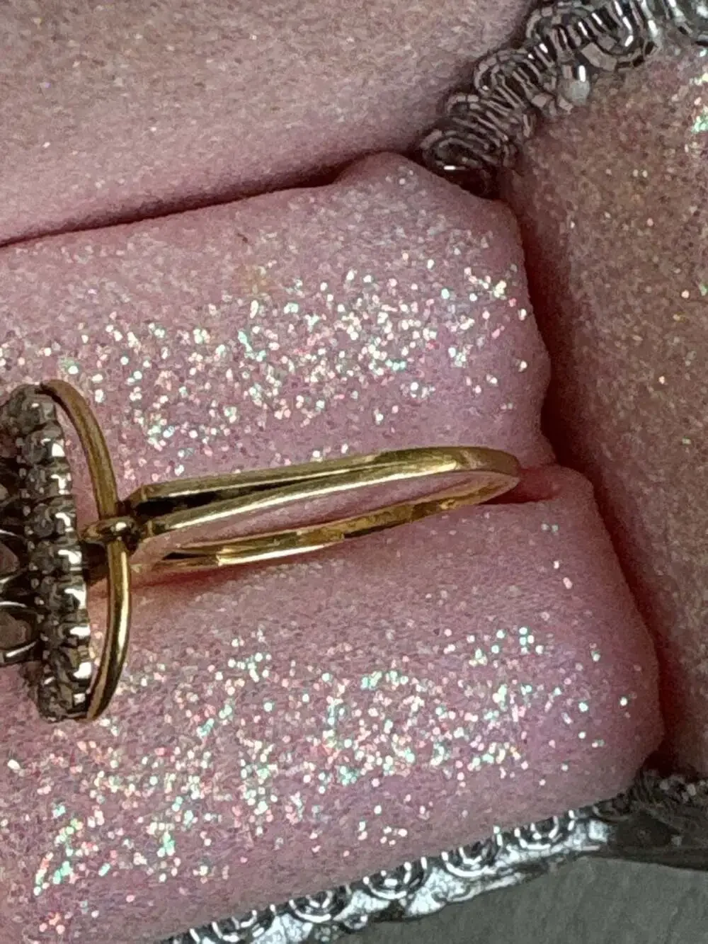Vintage Art Deco Style North-to-South Diamond Cluster Cocktail Ring in 14K Yello